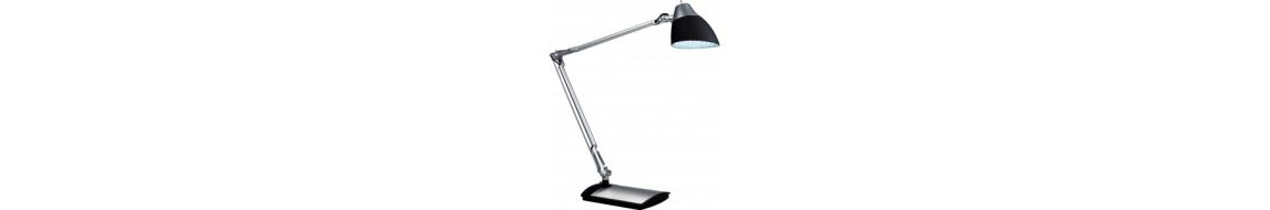 Lampe de travail à LED pour le bureau, lampes à pied articulé ou fixe